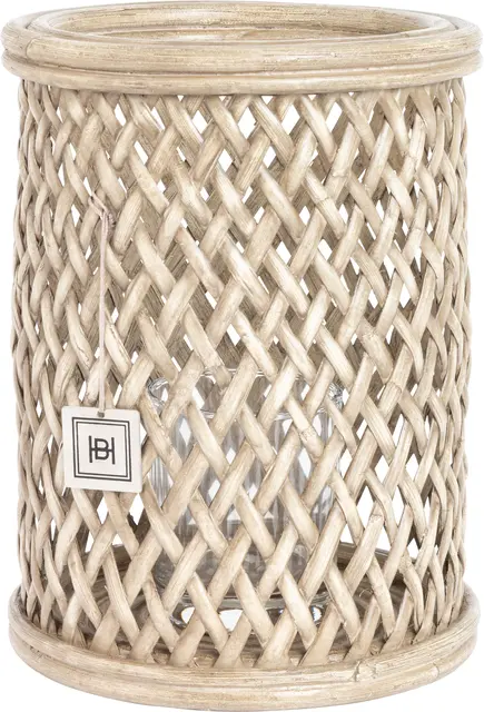 Halvor Bakke Latina rotting lyslykt Ø18 H24 Beige 