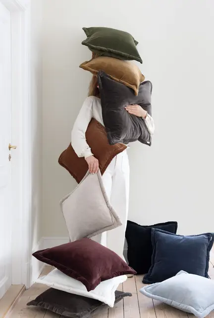 Lama Alpi kuddfodral 50x50 Svart 