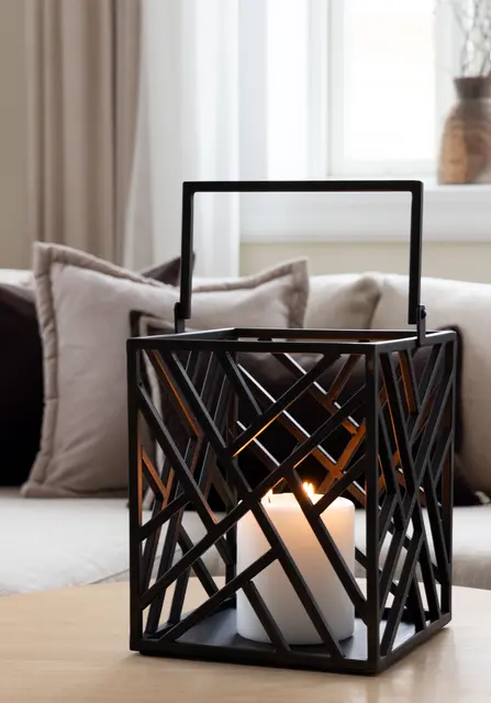 Lama Borba ljuslykta H30 Svart 