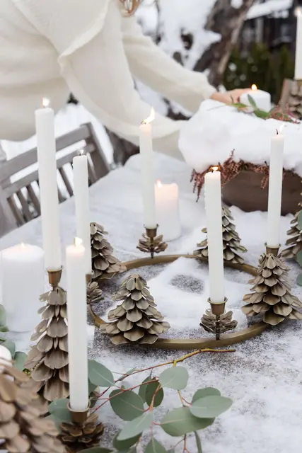 Lama Bormio ljuskrans Ø44 Messing 