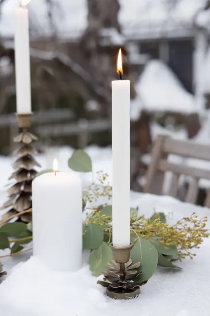 Lama Bormio liten ljusstake Ø6 H6,5 Messing 