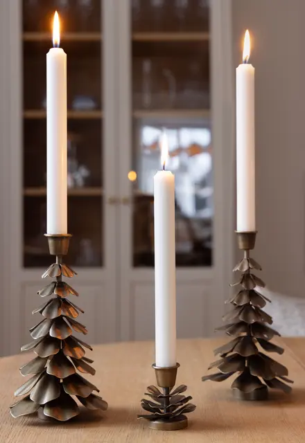 Lama Bormio liten ljusstake Ø6 H6,5 Messing 