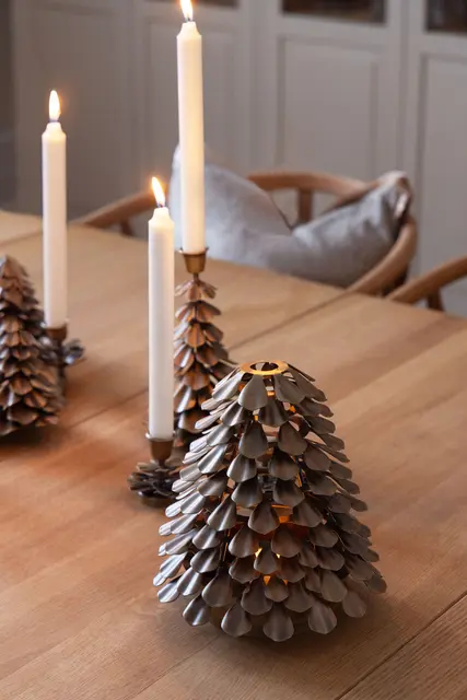 Lama Bormio värmeljushållare Ø20 H21 Messing 