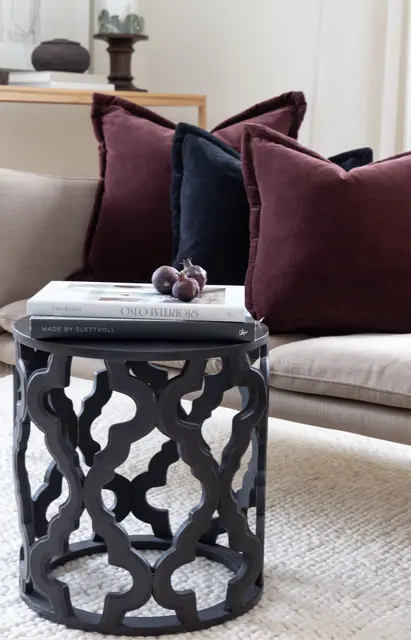 Lama Alpi kuddfodral 50x50 Djup blå 