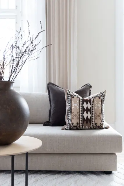 Lama Alpi kuddfodral 50x50 Brun 