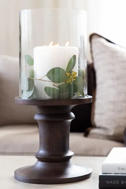 Lama Martino ljuslykta Ø20 H42,5 Brun 