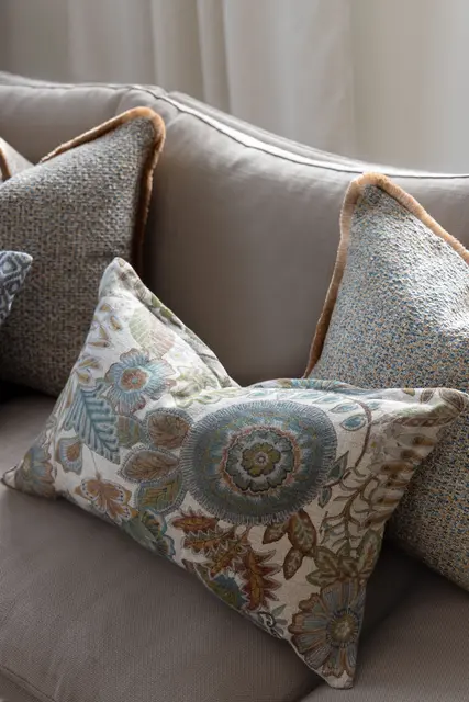 Lama Evora kuddfodral 40x60 Petrol 