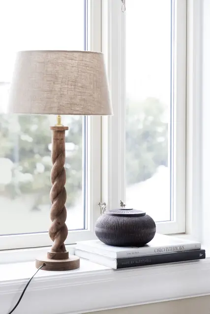 Lama Arabba bordslampa Ø14 H45 brun 