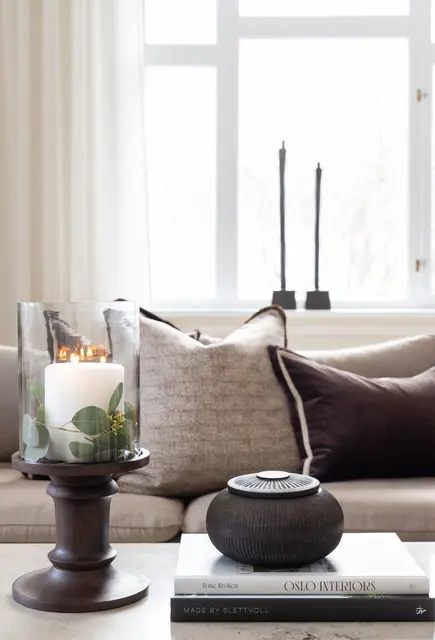 Lama Seia ask med lock Brunsvart 