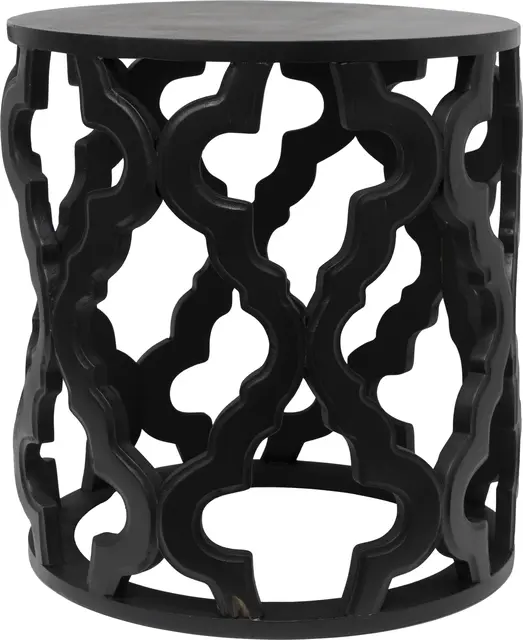 Lama Canazei bord Ø43 H47 Svart 