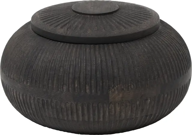 Lama Seia ask med lock Brunsvart 