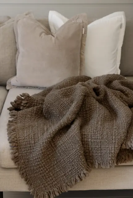 Lama Alpi kuddfodral 50x50 Offwhite 