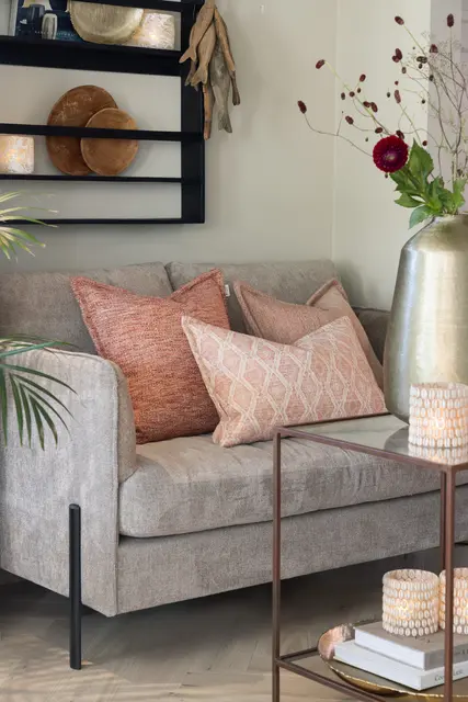 Lama Ines stor vase H44 Matt gull 