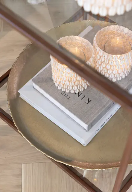 Lama Ines brett Ø50 Matt gull 