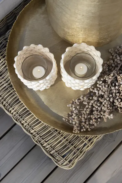 Lama Ines brett Ø50 Matt gull 