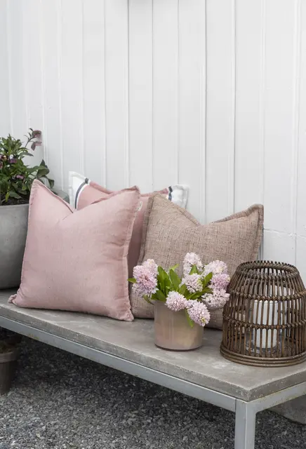 Lama putetrekk PET 50x50 Offwhite 
