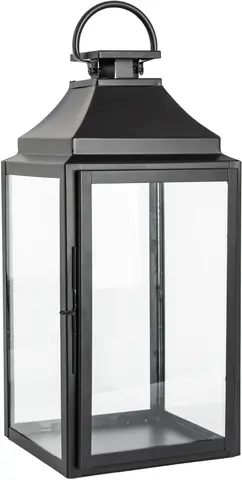 Lama lanterne metall H50 Sort