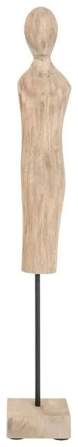 Lama trefigur håndlaget H61 Natur 