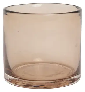 Lama telysholder glass 10x10 Golden