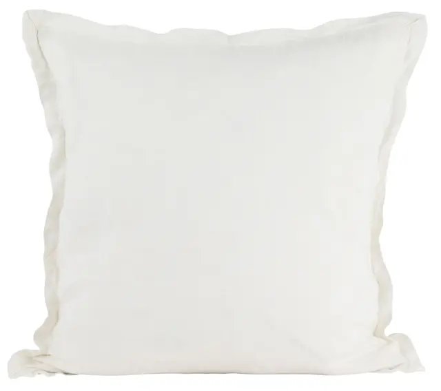 Lama putetrekk lin med flap 50x50 Hvit 