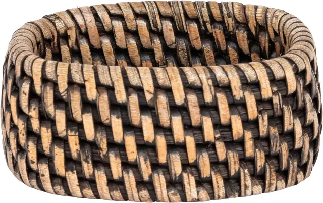 Lama Minico serviettring 4-pk rattan 6x4x3 Brun 