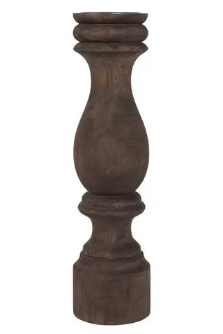 Lama Vaals kubbestake i m&#248;rkt tre H45 Brun