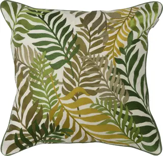 Lama Putetrekk Grønne strå bomull grønt stråmønster 50x50