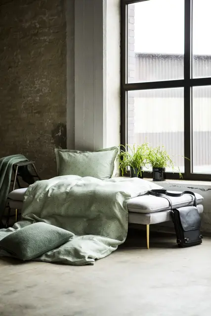 Dorthe kuddfodral 45x45 Seagreen 
