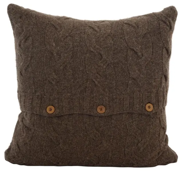 Borås Cotton Mont Blanc kuddfodral 50x50 Chocolate 