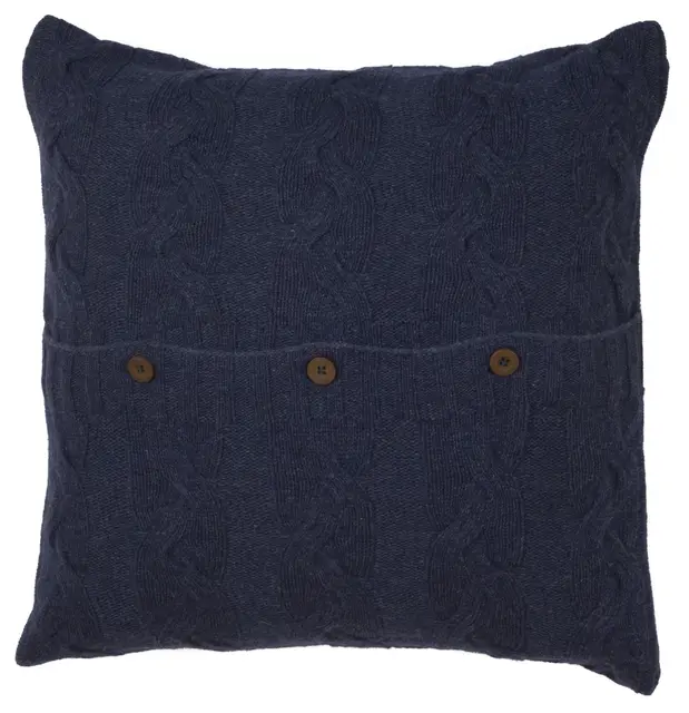 Borås Cotton Mont Blanc kuddfodral 50x50 Jeans blue 