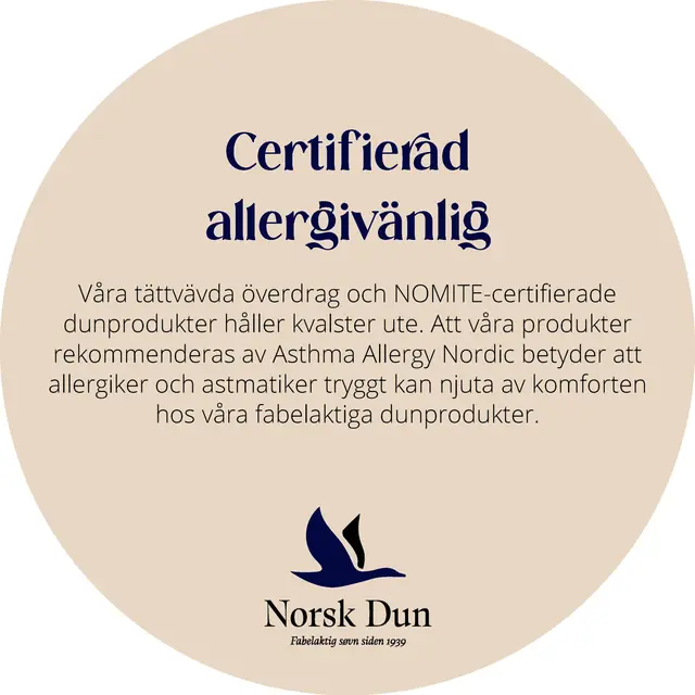 Vippetass SE Ø13 Certifierad allergivänlig 