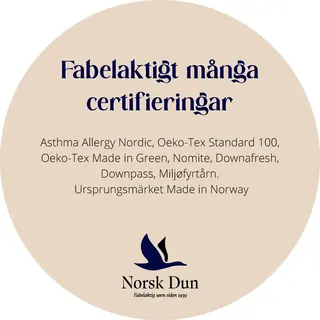 Vippetass SE Ø13 Fabelaktigt många certifieringar