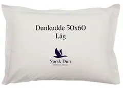 Norsk Dun &#246;rngott vit med tryck 50x60 L&#229;g