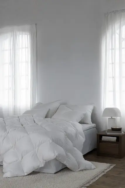 Norsk Dun 50 % anddun hotellkudde Medel 70x100 1900g 