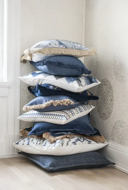 Rebell Napoli kuddfodral 50x50 Classic blue 