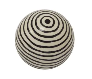 Sita decorkule Stripe all over Black/white bone