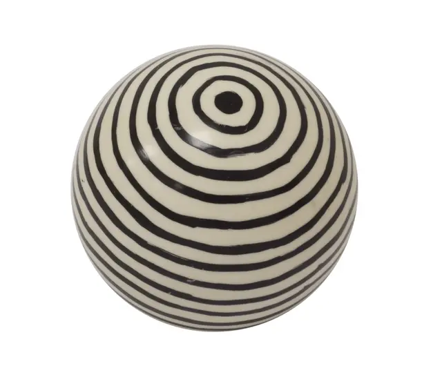 Sita decorkule Stripe all over Black/white bone 