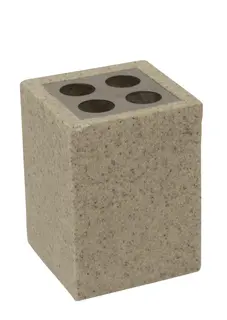 Stone tandborsth&#229;llare Beige stein
