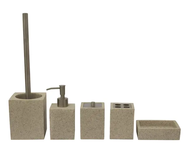 Stone toalettborste Beige stein 