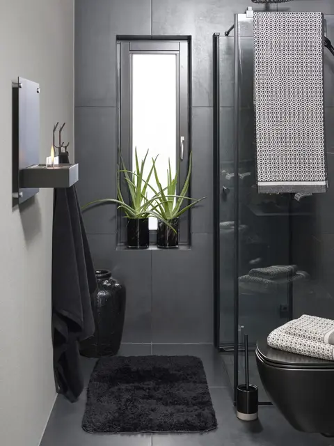 Turiform Zero handduk 30x30 Svart 