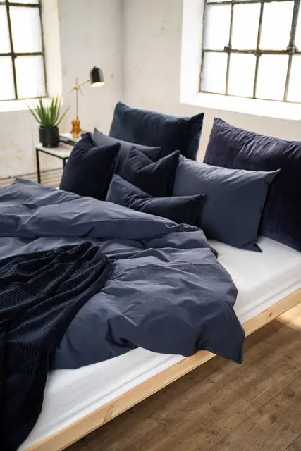 Turiform Chill bäddset 150x210/50x60 Mörkblå 