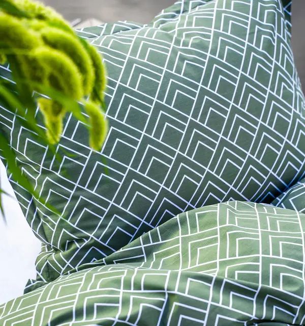 Turiform Jasmin bäddset 150x210/50x60 Grön 