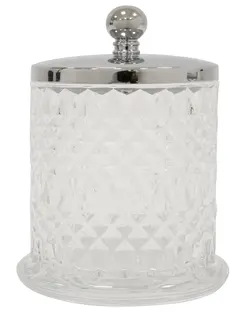 Nina glaskruka m/lock Silver
