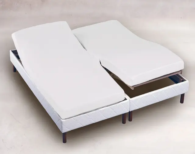 Turiform H-splittlakan percale 65cm 150x200 Vit 